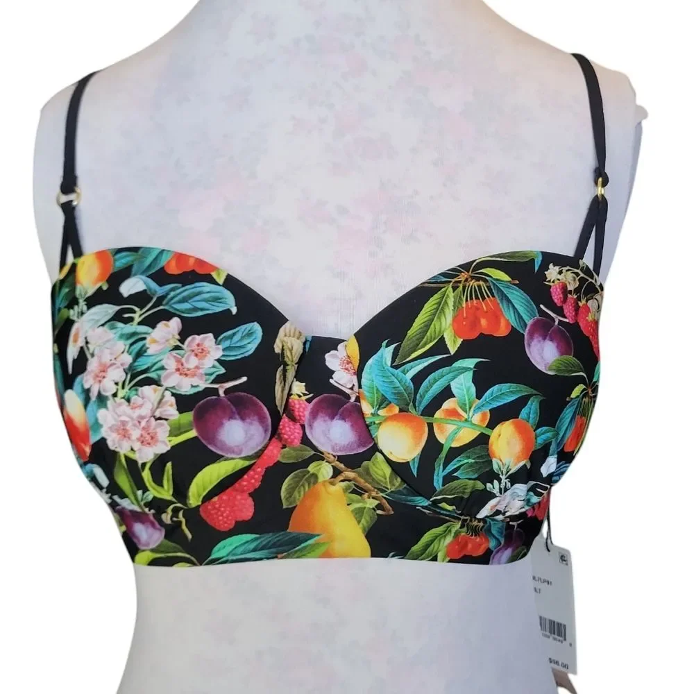 Nanette Lepore Amor Atitlan Coquette Bikini Top -NWT